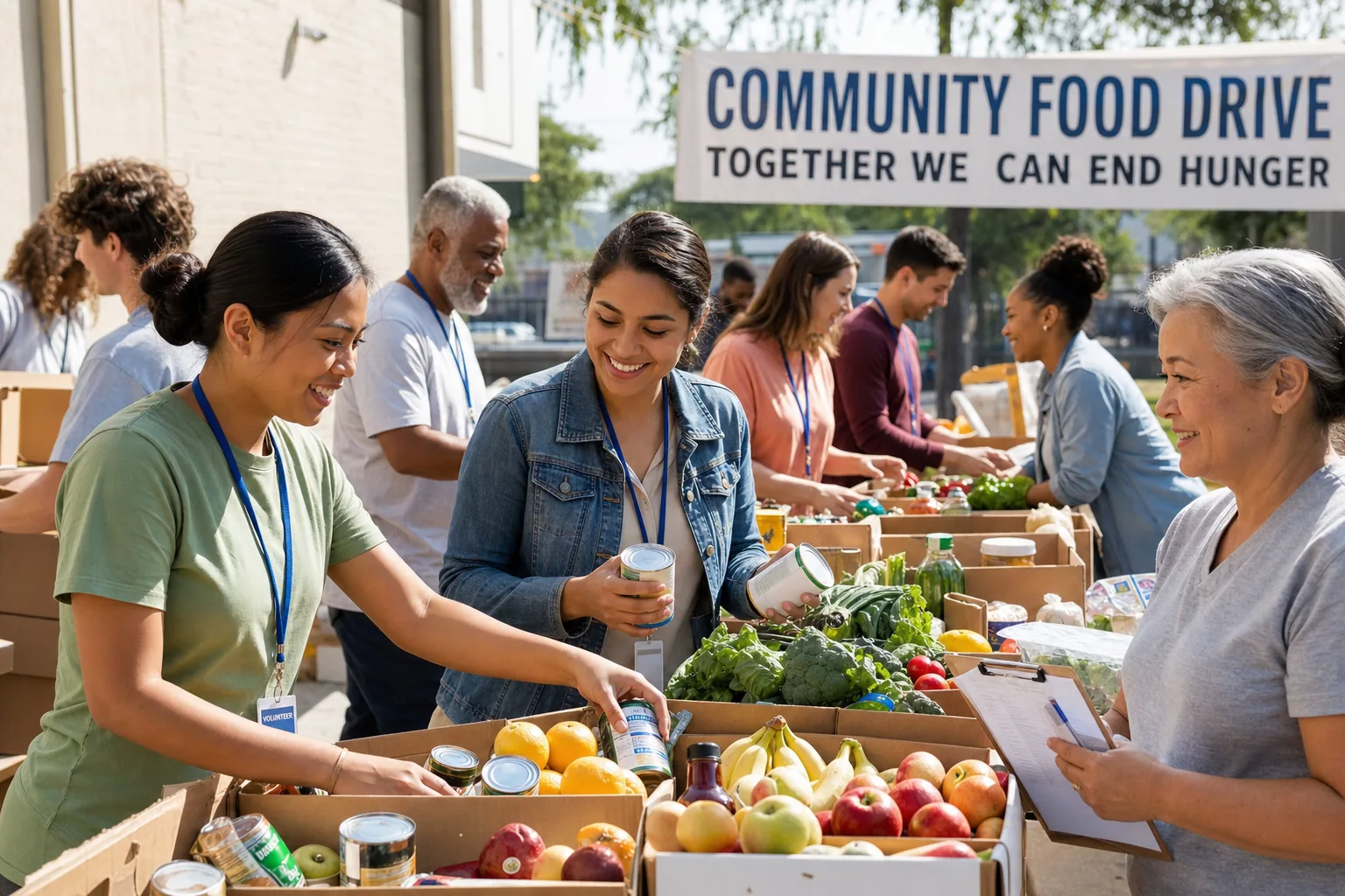 Community food drive